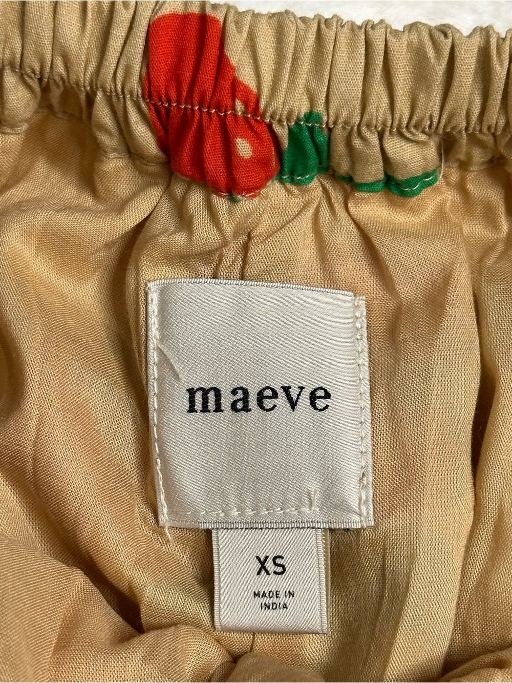 NWOT! The Jacie Poplin Printed Maxi
Skirt by Maeve - Picture 8 of 9